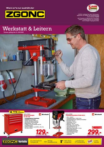 Zgonc Katalog | WERKSTATT&LEITERN 2022 | 13.6.2022 - 31.8.2022