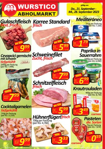 Wurstico Katalog in Wiener Neustadt | Wurstico flugblatt | 20.9.2023 - 28.9.2023