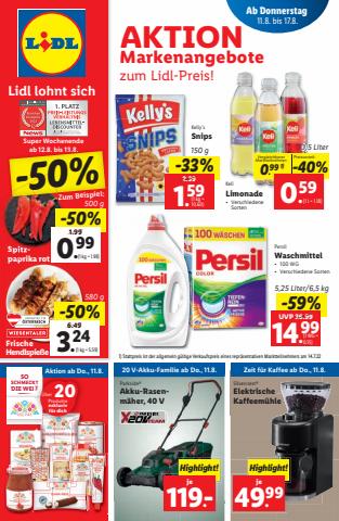 Angebote von Supermärkte in Wien | Flugblatt in Lidl | 11.8.2022 - 17.8.2022