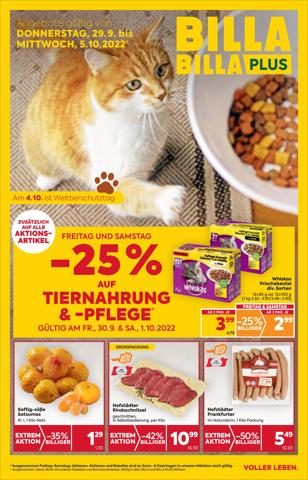 Angebote von Supermärkte | Billa flugblatt in Billa | 29.9.2022 - 5.10.2022