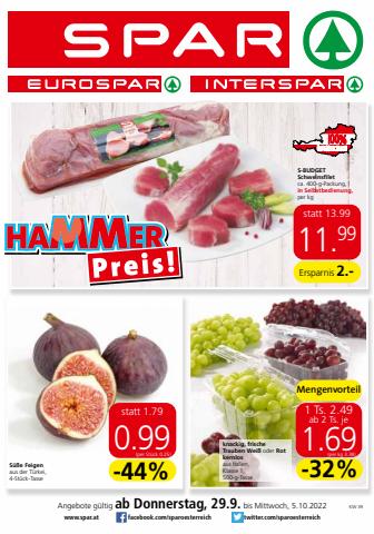 Angebote von Supermärkte in Linz | Angebote Spar in Spar | 29.9.2022 - 5.10.2022