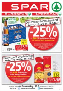 Angebote von Supermärkte in Graz | Angebote Spar in Spar | 15.3.2023 - 29.3.2023
