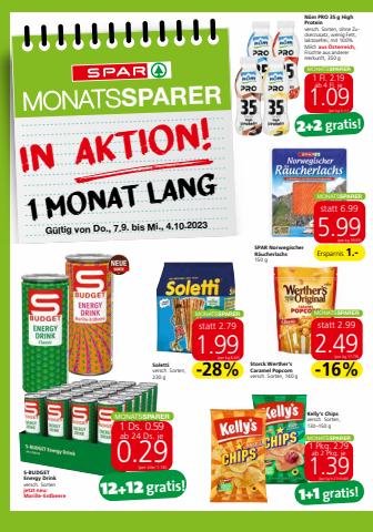 Spar Katalog in Klagenfurt am Wörthersee | Spar flugblatt | 6.9.2023 - 4.10.2023