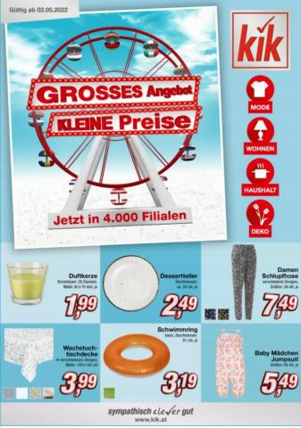 KiK Katalog in Gerasdorf bei Wien | Grosses Angebot Kleine Preise | 3.5.2022 - 31.5.2022