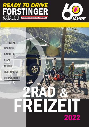 Forstinger Katalog in Feldkirch | 2Rad & Freizeitkatalog 2022 | 1.4.2022 - 31.12.2022