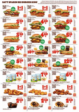 Burger King Katalog | Angebote Prospekt | 28.9.2022 - 9.10.2022