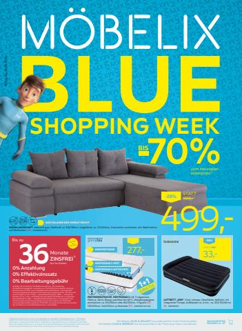 Möbelix Katalog | BLUE SHOPPING WEEK bis -70% | 18.5.2022 - 24.5.2022