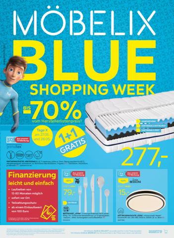 Möbelix Katalog in Graz | BLUE SHOPPING WEEK bis -70% | 22.5.2022 - 31.5.2022