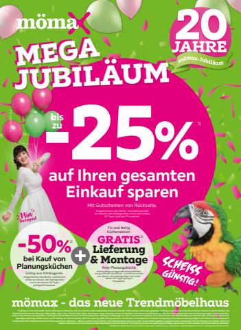 Angebote von Möbel & Wohnen in Innsbruck | Mega Jubiläum in Mömax | 26.9.2022 - 8.10.2022