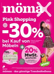 Angebote von Möbel & Wohnen | Pink Shopping  in Mömax | 23.1.2023 - 4.2.2023