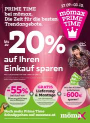 Mömax Katalog in Schwaz | PRIME TIME bei mömax! | 25.9.2023 - 3.10.2023