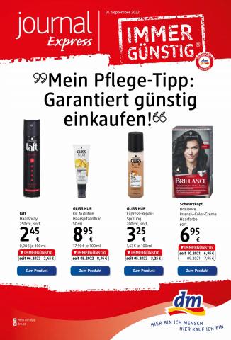 Angebote von Drogerien & Parfümerien in Salzburg | dm drogerie markt Journal Express in dm | 1.9.2022 - 28.9.2022