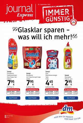 Angebote von Drogerien & Parfümerien in Graz | dm drogerie markt Journal Express in dm | 29.9.2022 - 26.10.2022