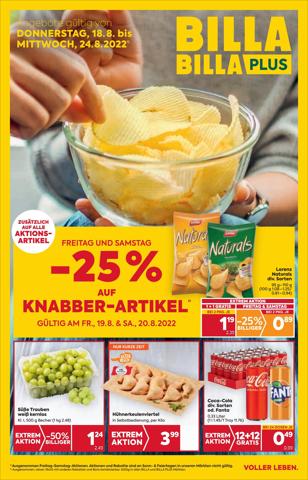 Angebote von Supermärkte in Graz | BILLA PLUS flugblatt in BILLA PLUS | 18.8.2022 - 21.8.2022