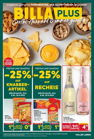 Angebote von Supermärkte in Graz | BILLA PLUS flugblatt in BILLA PLUS | 18.8.2022 - 21.8.2022
