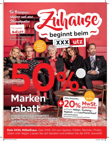 Angebote von Möbel & Wohnen | XXXLutz flugblatt in XXXLutz | 9.9.2022 - 4.10.2022