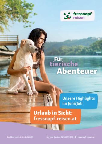 Fressnapf Katalog in Innsbruck | Handzettel 06 22 | 8.6.2022 - 2.8.2022