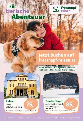 Fressnapf Katalog | Handzettel 10 | 2.11.2022 - 6.12.2022