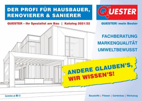 Quester Katalog | Hausbauen & Renovieren2022 | 31.1.2022 - 31.12.2022