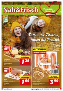 Nah & Frisch Katalog in Wien | Nah & Frisch flugblatt | 4.10.2023 - 10.10.2023