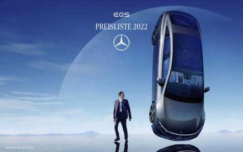 Mercedes-Benz Katalog | EQS Preisliste | 22.4.2022 - 31.12.2022
