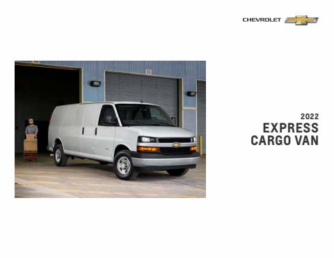 Chevrolet Katalog | EXPRESS CARGO VAN | 16.2.2022 - 31.12.2022