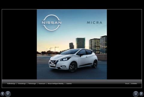 Angebot auf Seite 15 des MICRA-Katalogs von Nissan