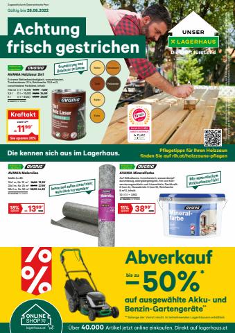 Lagerhaus Katalog in Linz | Lagerhaus Flugblatt August 2022 | 15.8.2022 - 28.8.2022
