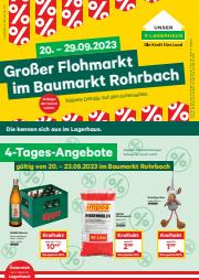 Lagerhaus Katalog in Wien | Großer Flohmarkt im Baumarkt Rohrbach! | 20.9.2023 - 31.10.2023