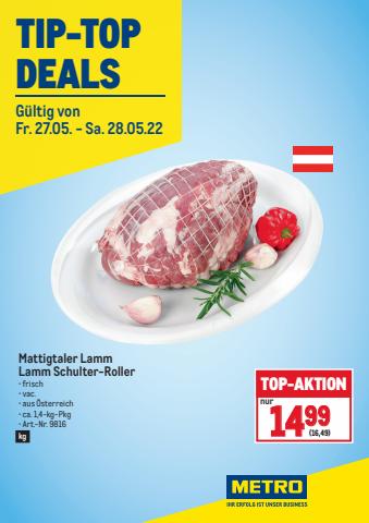 Angebote von Supermärkte | Metro flugblatt in Metro | 27.5.2022 - 28.5.2022