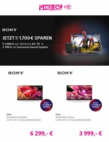 Red Zac Katalog in Salzburg | Sony bis zu €1700,- Cashback | 20.7.2022 - 22.8.2022