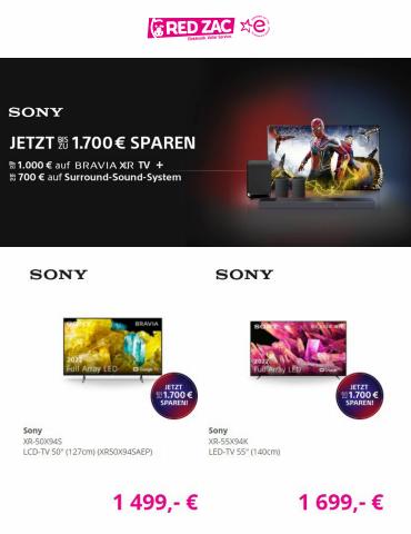 Red Zac Katalog in Salzburg | Sony bis zu €1700,- Cashback | 20.7.2022 - 22.8.2022
