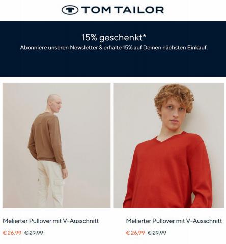 Tom Tailor Katalog | Verkauf von Herrenbekleidung | 15.9.2022 - 29.9.2022