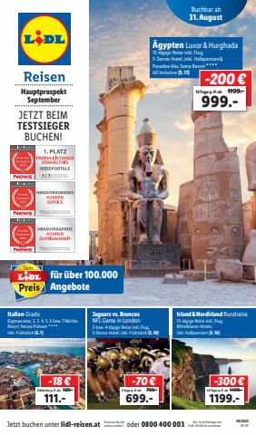 Lidl Reisen Katalog | Hauptflyer September | 31.8.2022 - 30.9.2022
