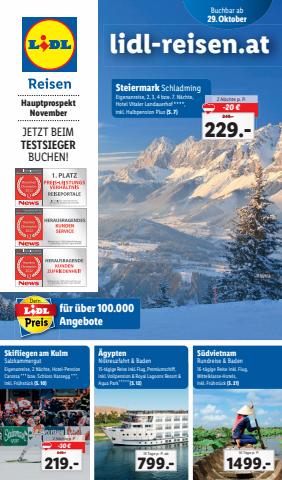 Lidl Reisen Katalog in Salzburg | Hauptflyer November | 29.10.2022 - 30.11.2022