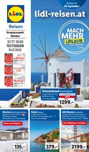 Lidl Reisen Katalog | Hauptflyer Oktober | 30.9.2023 - 30.10.2023