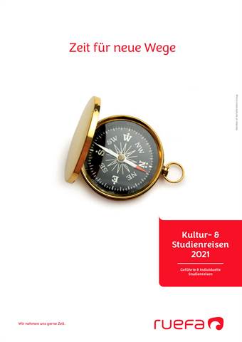 Angebot auf Seite 203 des Kultur & Studienreisen-Katalogs von ruefa