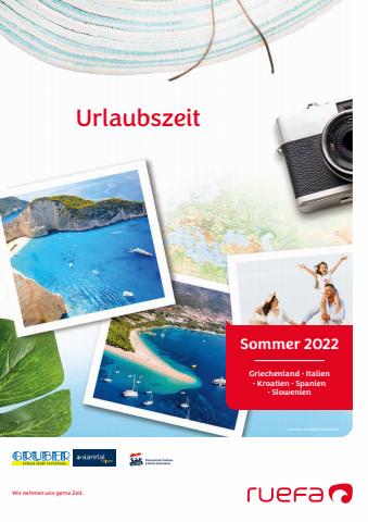 ruefa Katalog | Urlaubszeit 2022 | 14.1.2022 - 31.12.2022