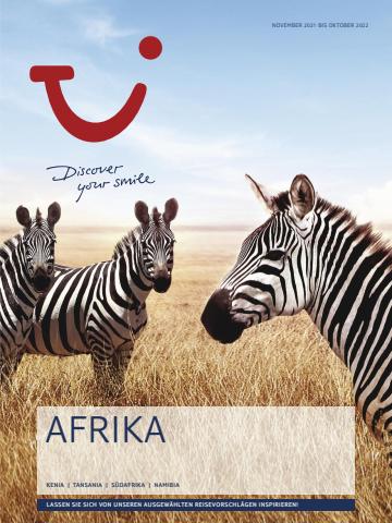 Tui Reisebüro Katalog | Afrika 2022 | 31.12.2021 - 31.10.2022