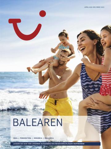 Angebot auf Seite 4 des Balerean 2022-Katalogs von Tui Reisebüro