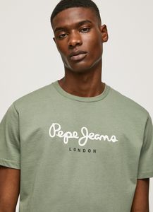 PRINTED LOGO COTTON T-SHIRT für 25€ in Pepe Jeans