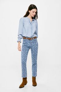 Printed sustainable wash kick flare jeans für 29,99€ in Springfield