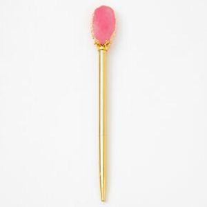 Pink Geode Topper Pen - Gold für 5€ in Claire's