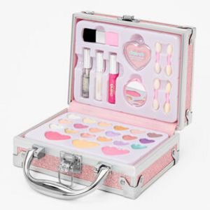 Pink Glitter Travel Case Make-Up Set für 12€ in Claire's