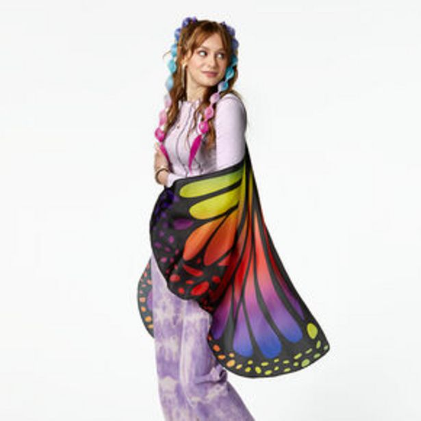 Rainbow Monarch Butterfly Wings Cape für 11,2€ in Claire's