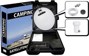 RED Opticum 001435861 Camping SAT-Anlage mit Receiver Teilnehmer-Anzahl: 1 für 79,99€ in Conrad