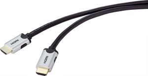 SpeaKa Professional HDMI Anschlusskabel HDMI-A Stecker, HDMI-A Stecker 1.50 m Schwarz SP-9063168 Ultra HD (8K) HDMI-Kabel für 4,99€ in Conrad