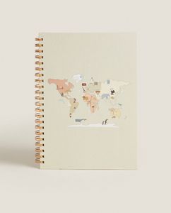 Notizbuch Mit Weltkarte für 6,99€ in ZARA HOME