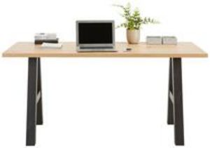 Schreibtisch in Schwarz/Eichefarben für 150€ in Mömax