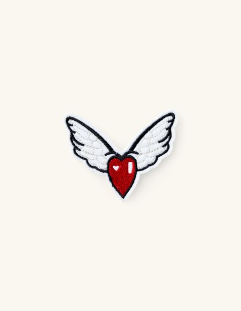 Bügelbild Herz mit Flügeln für 1,24€ in Søstrene Grene